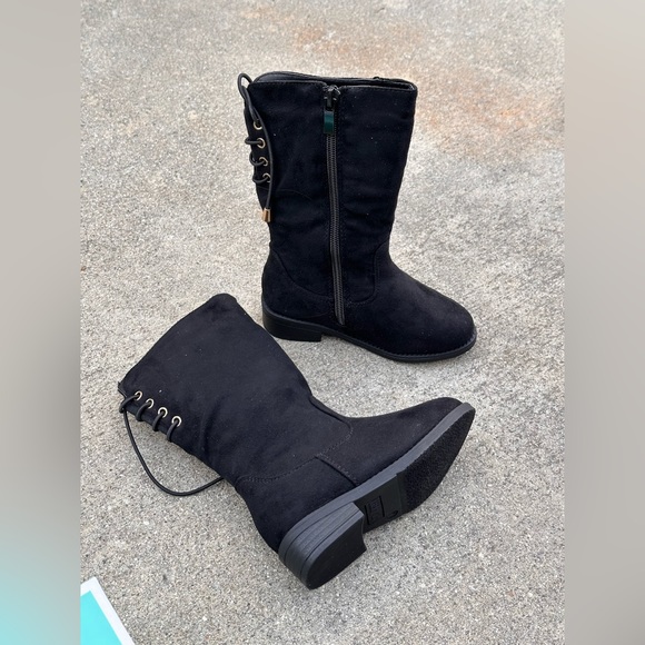 Infant toddler Knee High long boots with zipper - Picture 5 of 5